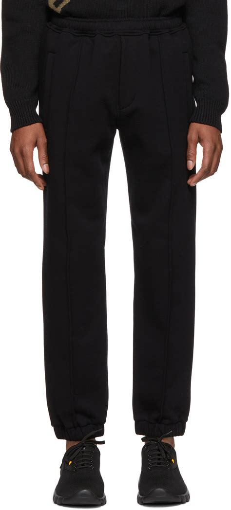 ssense fendi pants|Fendi: Black 'Forever Fendi' Track Pants .